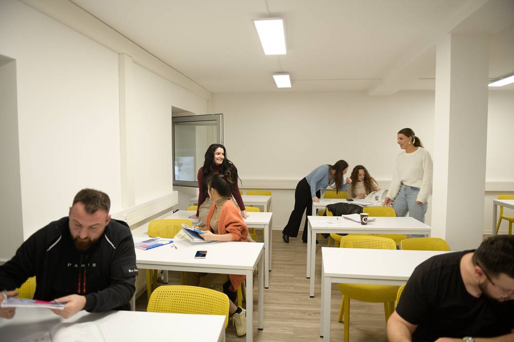 Studierende im Unterricht
